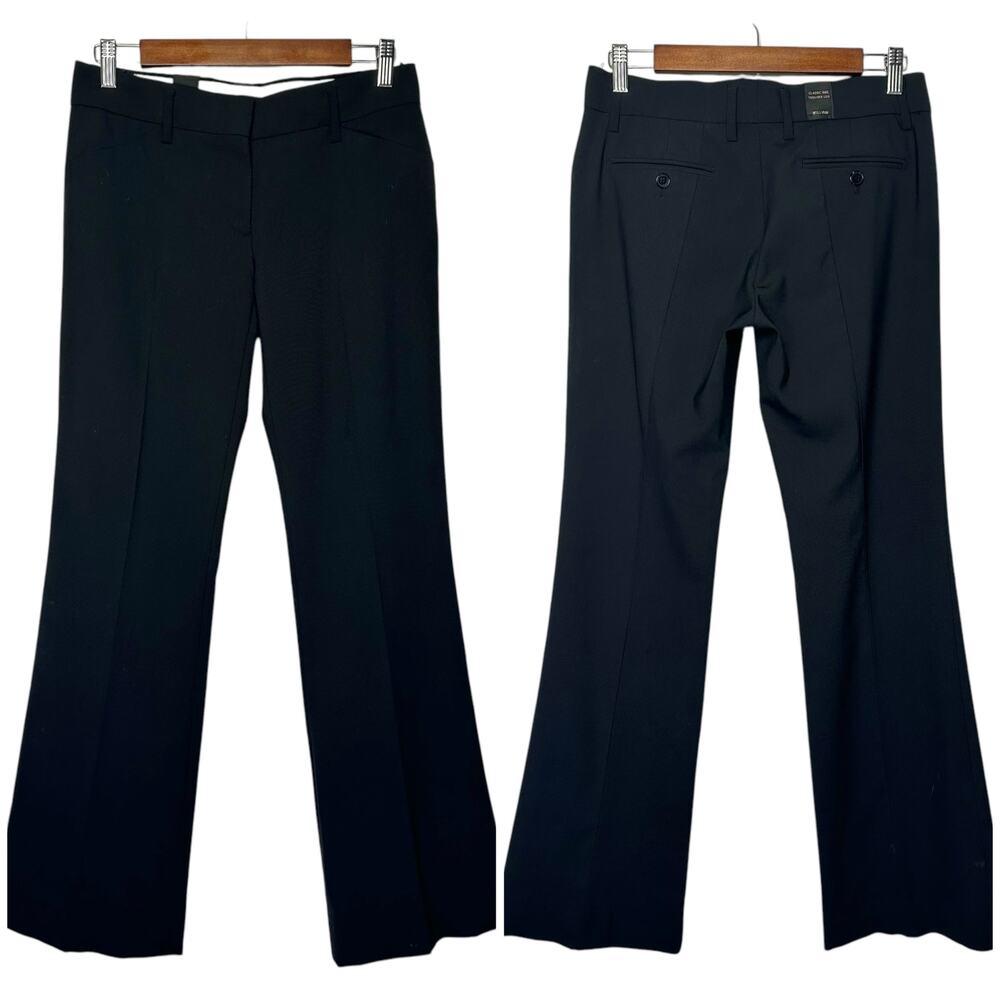 T. Babaton | Women | William Black Classic Rise Wool Blend Dress Trousers | 4